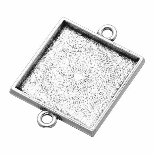 Onebeading Fit 25x25 мм квадра – обзор и цена Bezels Set Pendant