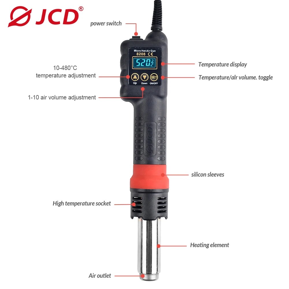JCD микро пистолет горячего во – обзор и цена Heat Gun Small