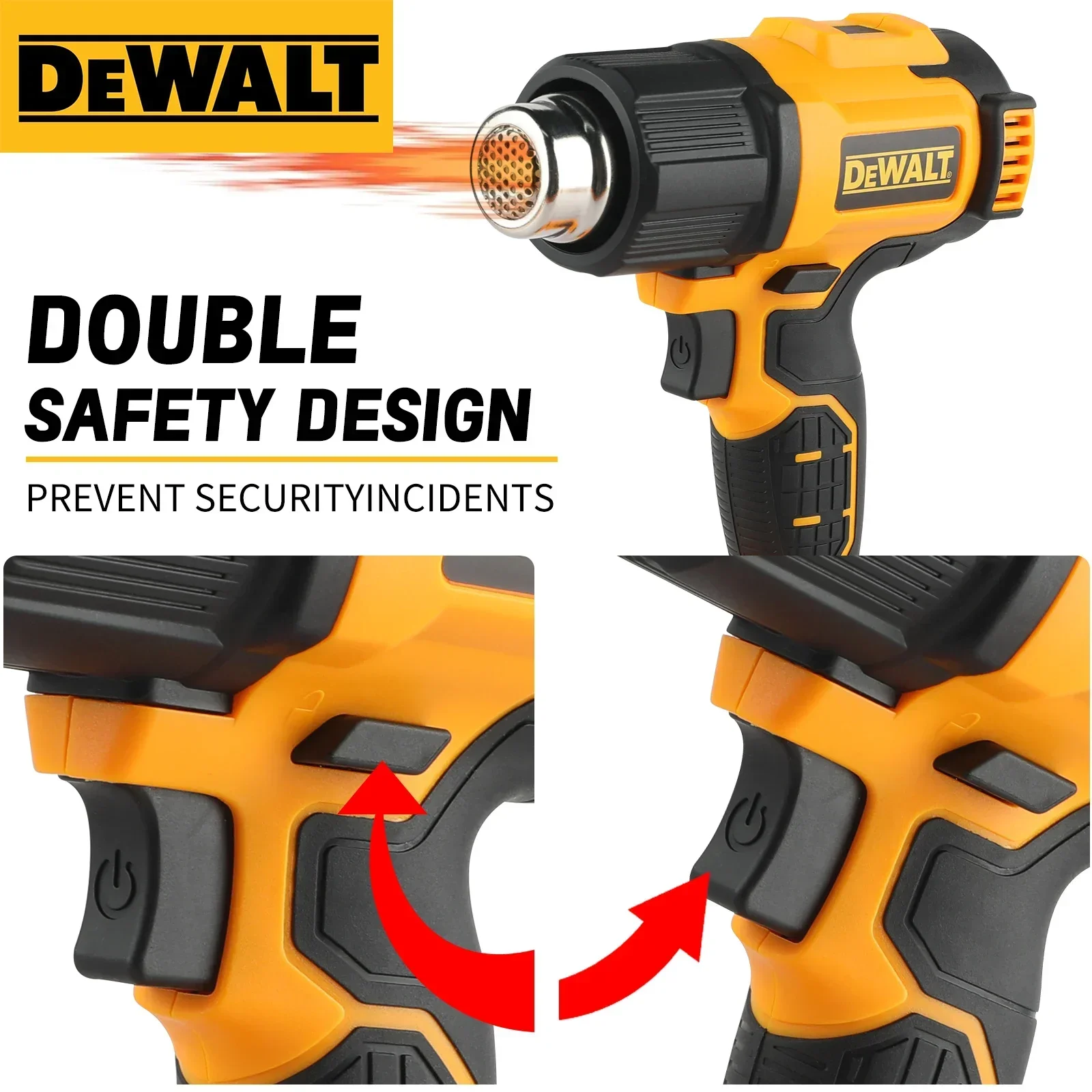 DeWALT DCE530 – аккумуляторный – обзор и цена Heat Gun Small