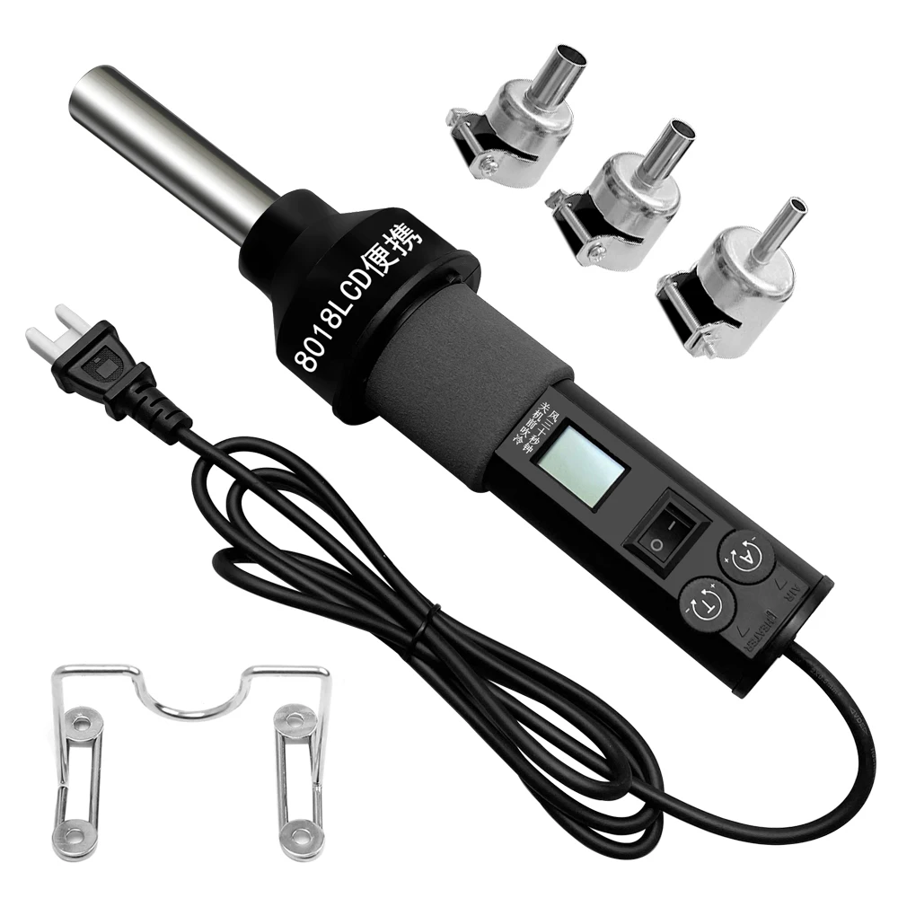 ЖК-цифровой тепловой фен, паял – обзор и цена Heat Gun Small